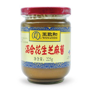 왕즈허 혼합 땅콩 즈마장 소스, 225g, 1개