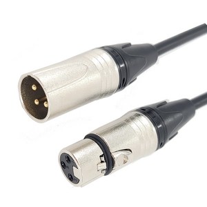 IMI XLR 캐논 암 수 프리미엄 마이크케이블 3M, PMC-6525S, 검정