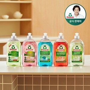 [프로쉬] 독일 세척력 주방세제 500ml 1개, 주방세제 레몬민트 500ml 1개