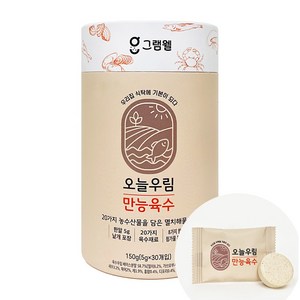 그램웰 오늘우림 만능육수 한알, 150g, 1개