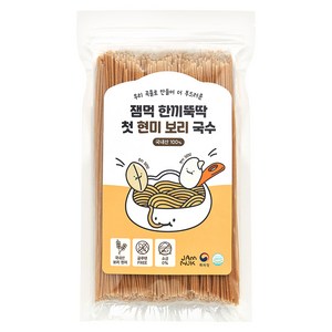 잼먹 한끼뚝딱 첫 현미 보리 아기국수, 2개, 300g