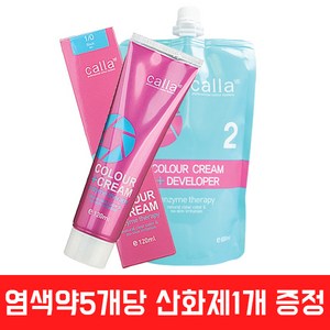 새롬 엘르 칼라 업 컬러 크림 120ml/염색약/5개당 산화제 1통/염모제, 6/30 황갈색, 1개