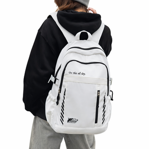 미소하루 캐주얼 남녀공용 튼튼한 대용량 방수 백팩 노트북 가방 여행용 백팩 중학생 책가방 학생가방 KLD-2716