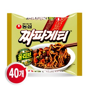 농심 올리브 짜파게티*40봉(1box 40개), 40개