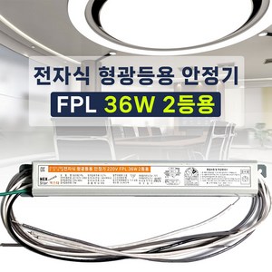 국산 넥스타 전자식 형광등 안정기 FPL PL 36W 2등용, 10개