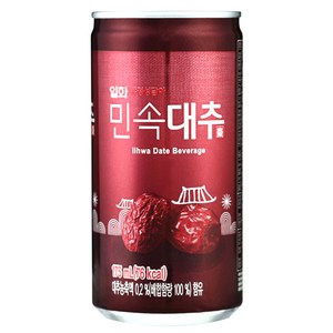 일화 민속대추 175mlx30캔x2박스, 60개, 175ml