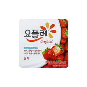 빙그레 요플레 딸기 85g, 36개