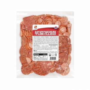 [얌얌마켓] 사조오양 냉동 부대찌개모듬햄 1kg(아이스박스 포함), 1kg, 1개