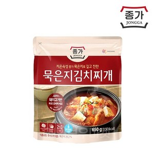 [종가집] 묵은지 김치찌개 650g, 1개