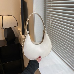 여성 숄더백 토트백 가죽 반달 호보백 심플 핸드백 호보백 가방 Women's shoulder bag