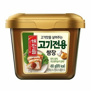 해찬들 고기전용 쌈장, 450g, 4개