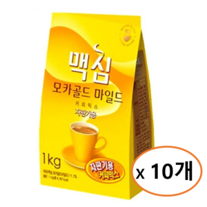 맥심 모카골드 마일드 커피믹스, 1kg, 10개입, 1개