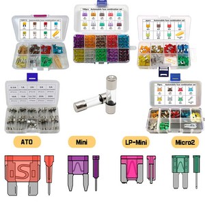 차량용 휴즈 세트 대형ATO 소형Mini 신형 LP미니 마이크로2 유리관휴즈, 05.마이크로2 Micro2 70개 세트, 1개