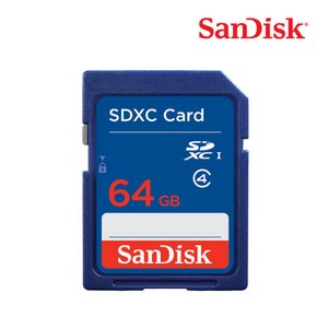 샌디스크 8GB SD카드 CLASS4 SDSDB -008G 15MB/s 디카 네비 업데이트, 64GB, 1개