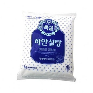 백설 하얀설탕 1kg 조미료 식자재, 1개