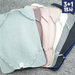 [스누즈] [3+1] 피그먼트 순면 밴딩 코지 베개 커버 4060, 색상:베이지(총4장), 베이지