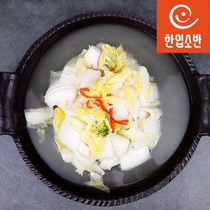 한입소반 직접담근 아기김치 백김치 1kg, 1개