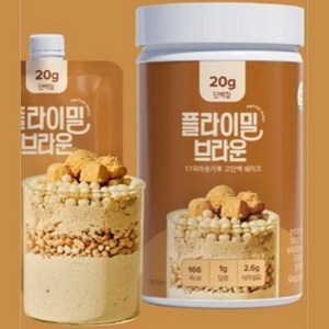 플라이밀 브라운 17곡미숫가루 쉐이크, 630g, 4개