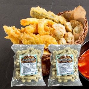 씨밀레 드림애 통살오징어튀김 1kg+1kg 세트, 1kg, 2개