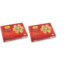 인도 할디람 Haldiams Nagpu Desi Ghee Soan Papdi 500gX2팩, 500g(2팩), 2개, 500g