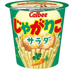 [무료배송]카루비 쟈가리코 사라다 12개세트 진짜 맛있는 일본과자 중독성 일본스낵, 57g, 12개