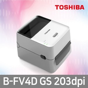 TOSHIBA 도시바 B-FV4D GS 203dpi 감열 바코드 라벨 프린터, 1개, B-FV4D GS USB/