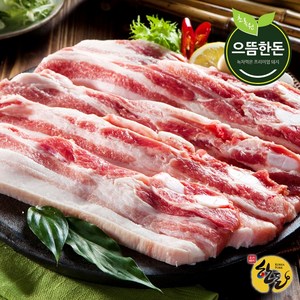 [으뜸한돈] 국내산 냉장 한돈 오겹살 500g+500g (구이용) (총1kg), 2개, 500g