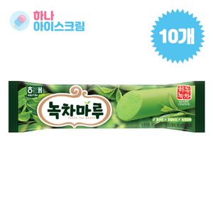 해태 녹차마루 아이스크림, 63ml, 10개