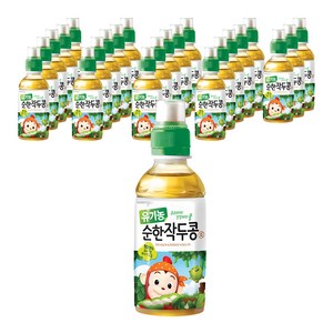 웅진 코코몽 유기농 순한 작두콩차, 200ml, 24개