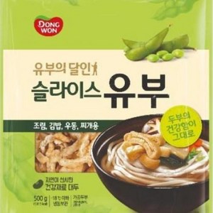 동원 슬라이스 유부 500g, 1개