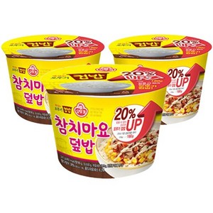 오뚜기 컵밥 참치마요덮밥, 247g, 3개