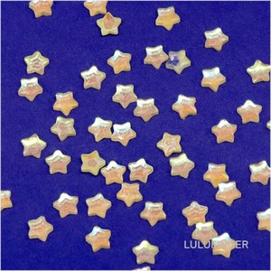 [룰루핑거] 플라스틱 파츠 미니 별 노랑 0.5x0.5cm (약 50개입) 1F-01-328, 1개