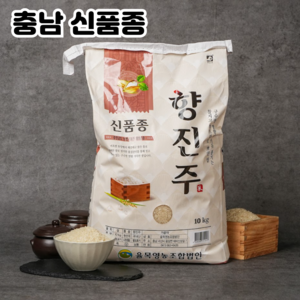 [충남 신품종] 향진주쌀 10kg 향진주 백미 구수한 향이나는쌀, 1개