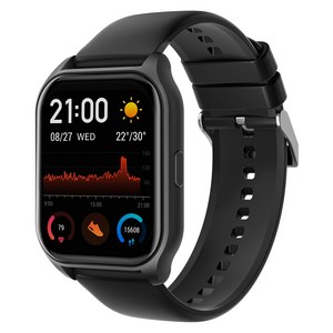 DAICOO 다이코 통화가능 GPS 블루투스 스마트워치 42mm R8, 블랙, GPS + 블루투스