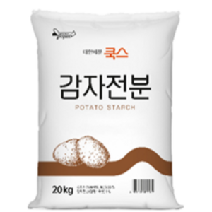 대한제분쿡스 감자전분 20kg 업소용 곰표 전분 대용량, 1개