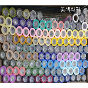 부직포 롤 포장지- 50cm x 18 m(20yd), 10.연연보라