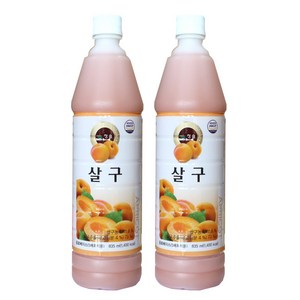 청솔 살구 원액 ( 835ml x 2병 ), 2개