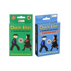 [당일출고] Dutch Blitz 미국 더치블리츠 보드게임 확장판 카드 게임 그린 블루 (2종 택1), Original Green, 1개