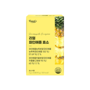 로니웰 파인애플 효소 3gx30포, 30회분, 3g, 1개