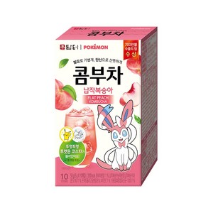 담터 포켓몬 납작복숭아 콤부차, 5g, 10개입, 2개