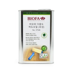 비오파 하도오일 3754K (750ml) 1개 목재 침투성 고급 오일, 투명, 750ml