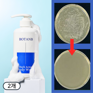 보탄비 베타인살리실레이트 등드름 바디워시 노인냄새제거 티트리 바하 임산부, 2개, 500ml