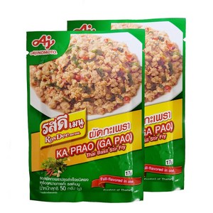 태국 KA PRAO 고기볶음 파우더 GA PAO, 2개, 50g