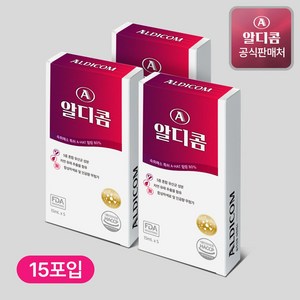 [공식] 알디콤A 숙취해소제 75ml 5포입, 3개