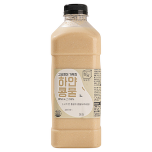 [정담두부집] HACCP 100%국산콩 콩물 콩국수 하얀콩물 (냉장), 3개, 1L