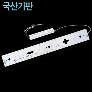 비스코 [국산]욕실주방용25W LED모듈세트, 주광색, 1개