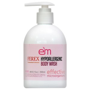 [이엠팜] EM FEREX 하이포엘러제닉 바디 워시, 1개, 300ml