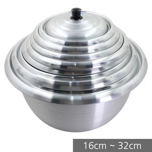 국산 양은 새마을 솥 모음 16 18 20 22 24 26 28 30 32 cm 냄비 업소 식당 주방 찜 곰솥, 05_새마을솥 24cm
