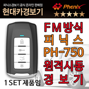 피닉스 원격시동경보기, 1세트, 피닉스FM경보기 750(기본형+싸이렌)