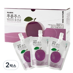푸룬주스 With 유산균, 800ml, 2박스